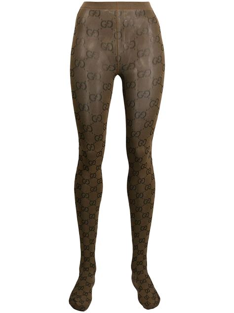 gucci brown stockings|genuine Gucci tights.